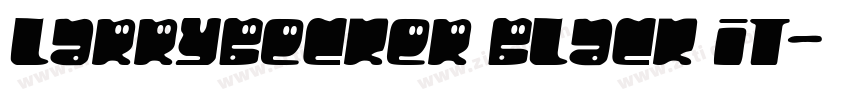 LarryBecker Black It字体转换